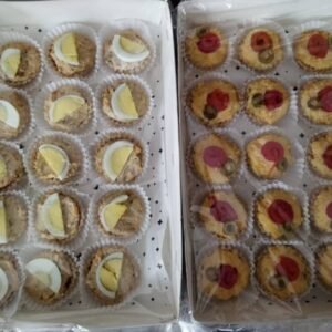 Mini Tartaletas Saladas Rellenas / מיני טארטלטים מלוחים ממולאים בעבודת יד