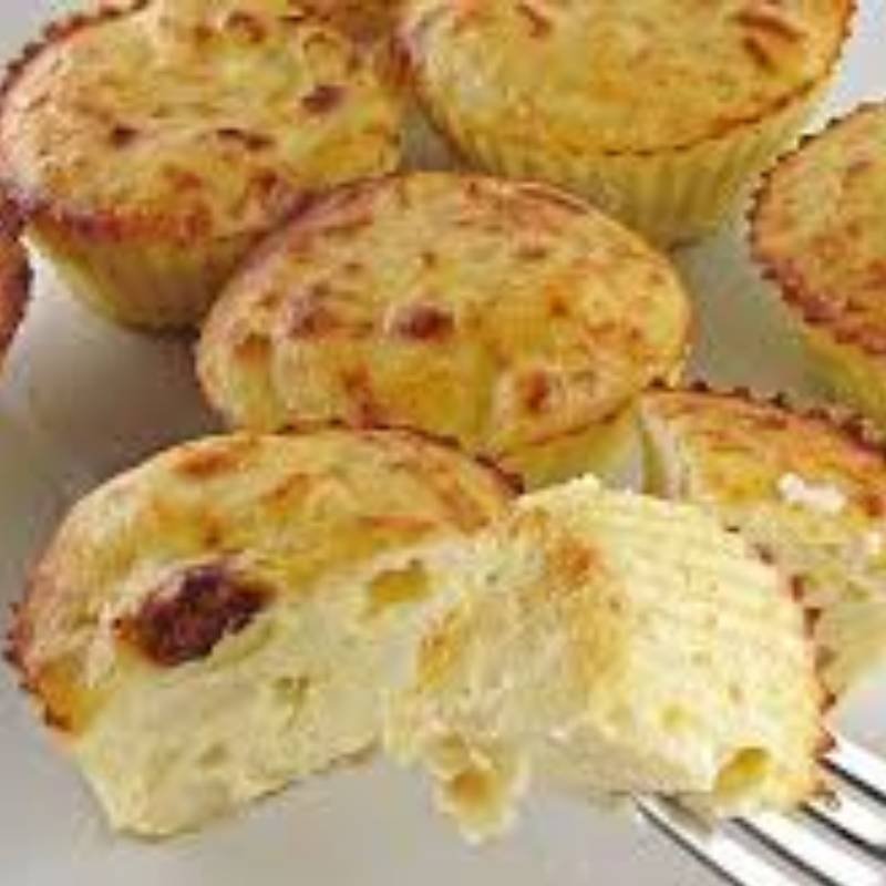 Muffin salado de tortilla de papas
