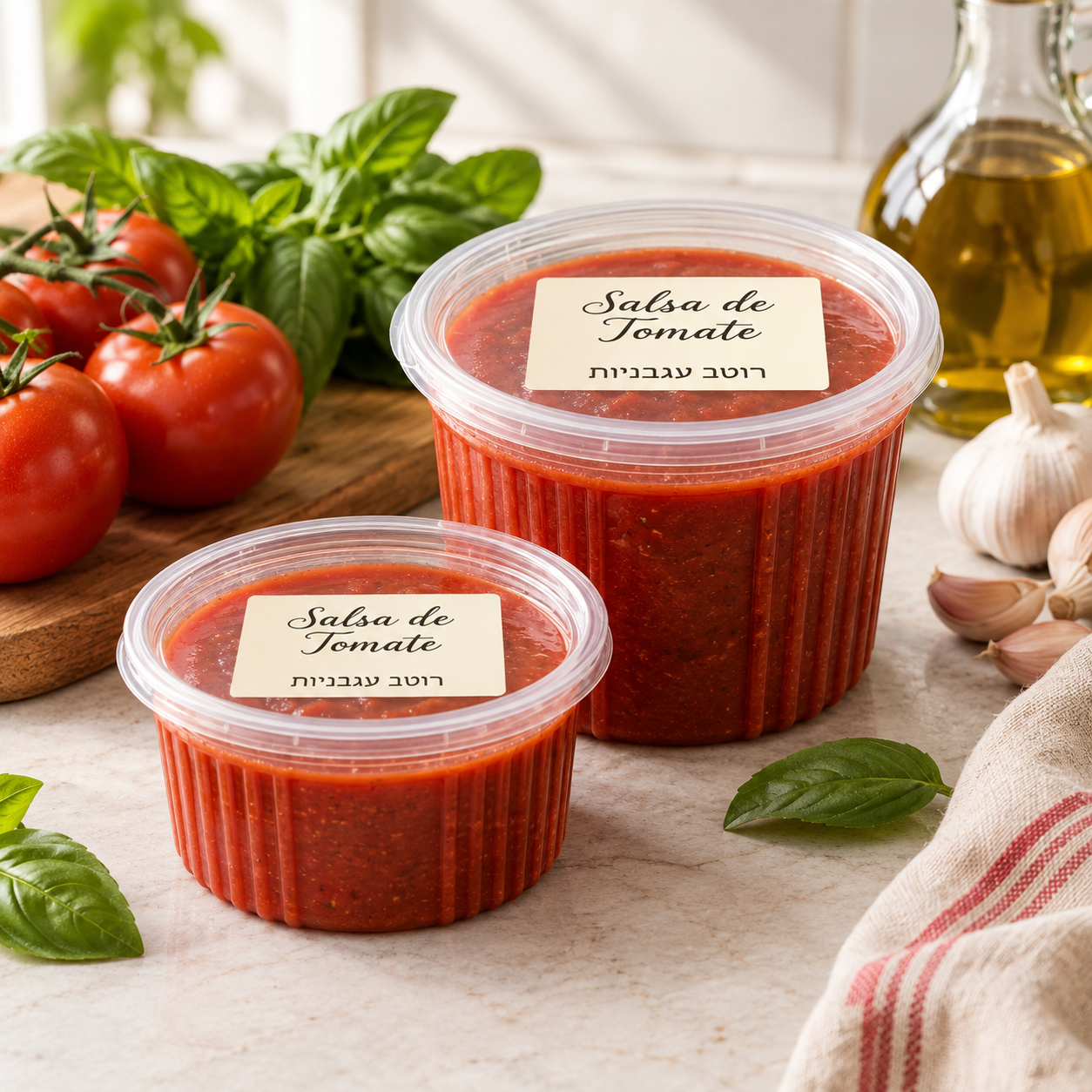 Salsa de Tomate Artesanal (Fileto / Pomodoro) / רוטב עגבניות איטלקי מסורתי (פילטו) - Imagen 4